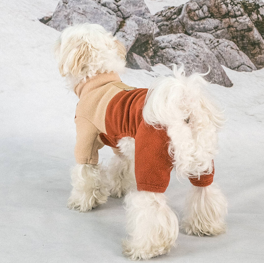 ALPINE FLEECE SUIT / BEIGE - 6