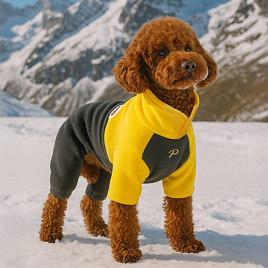 ALPINE FLEECE SUIT / YELLOW - 4