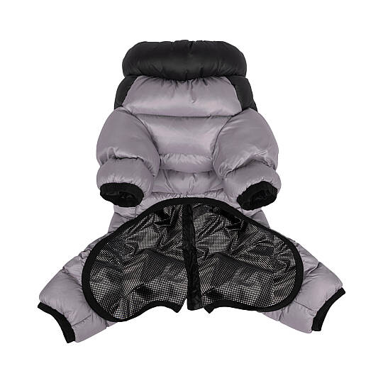 ALPINE PUFFER SUIT / SILVER GREY - 2