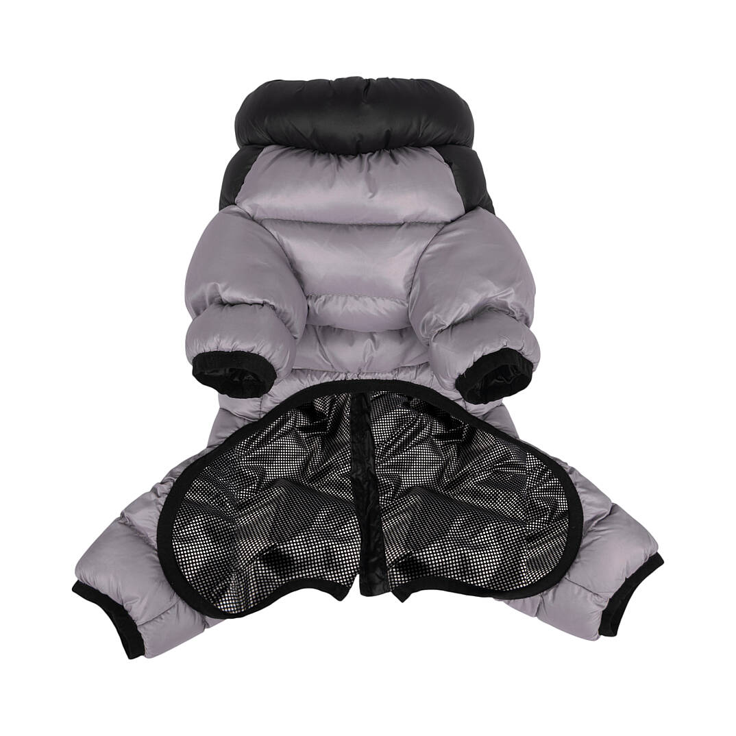 ALPINE PUFFER SUIT / SILVER GREY - 2
