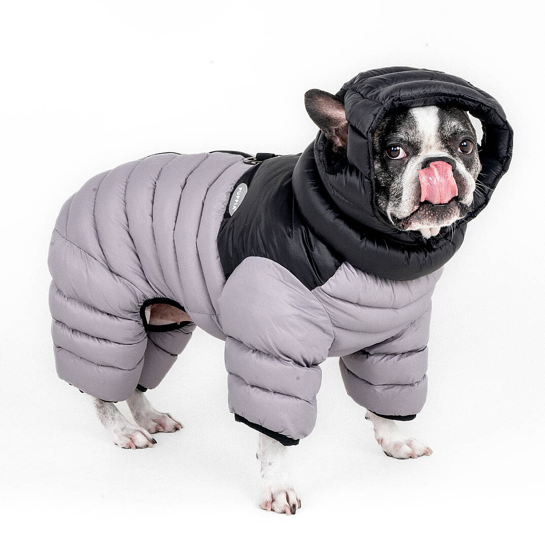 ALPINE PUFFER SUIT / SILVER GREY - 8
