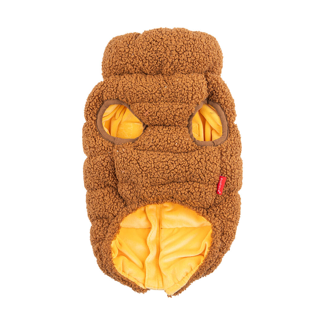 CABIN FLEECE VEST / BROWN - 2