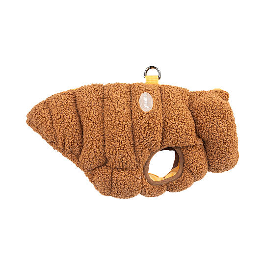 CABIN FLEECE VEST / BROWN - 3