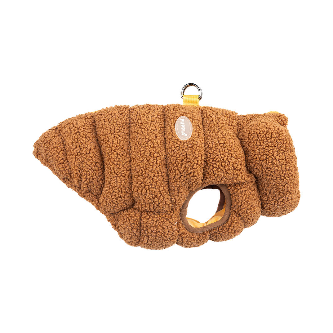 CABIN FLEECE VEST / BROWN - 3