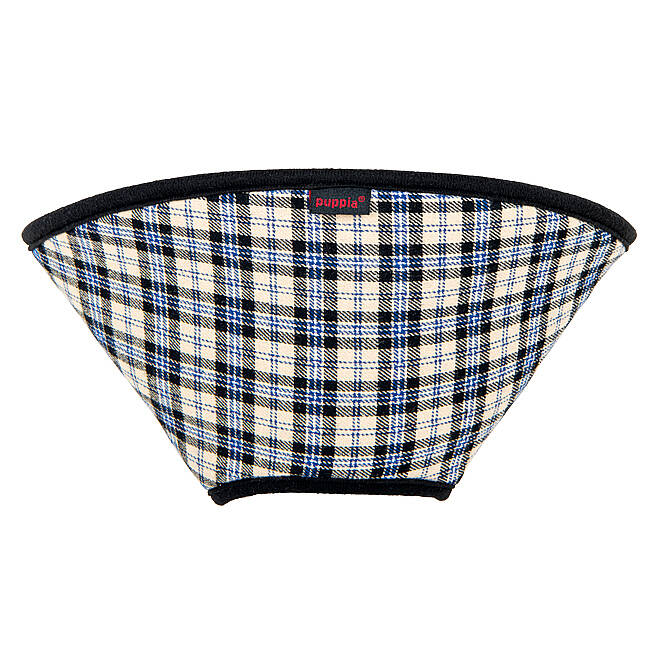 CHARLIE CHECKERED E-COLLAR/BEIGE - 1