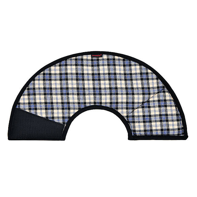 CHARLIE CHECKERED E-COLLAR/BEIGE - 2