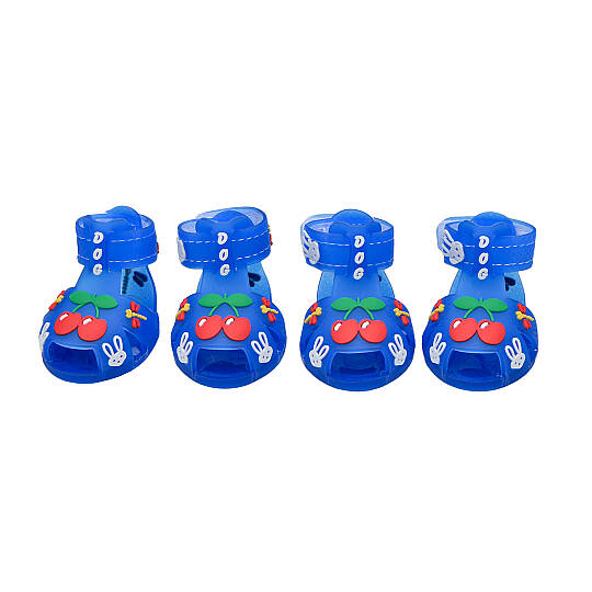 CHERRY RABBIT SHOES / BLUE - 2