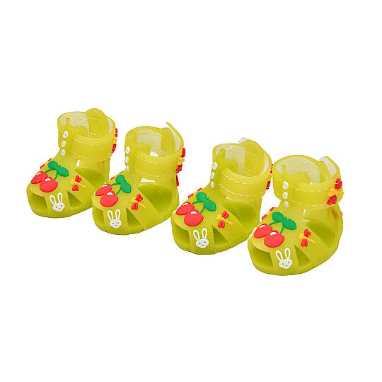 CHERRY RABBIT SHOES / YELLOW - 3