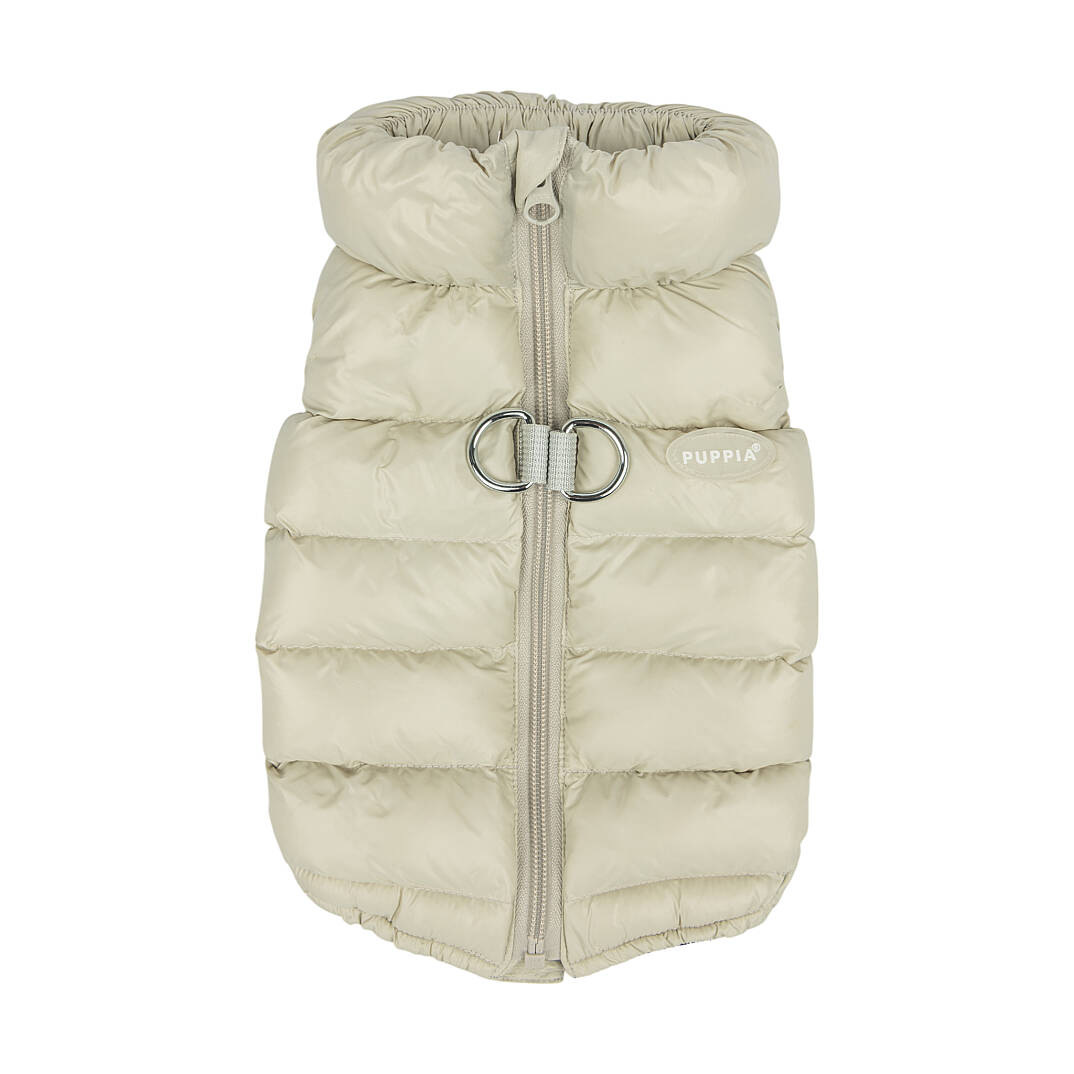 COTTON CANDY PADDING VEST / IVORY - 1