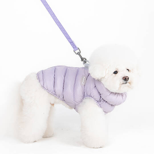 COTTON CANDY PADDING VEST / PURPLE - 6