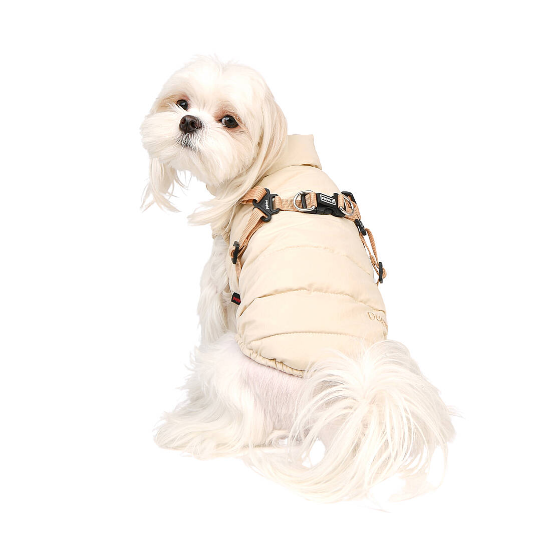 COTTON TOUCH HARNESS JUMPER / BEIGE - 7