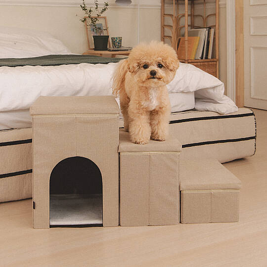 Cuddleclimb Storage Stairs Evcil Hayvan Merdivenli Depolama Ünitesi - 4
