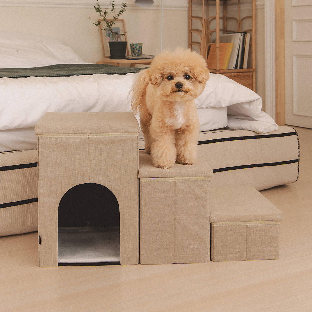 Cuddleclimb Storage Stairs Evcil Hayvan Merdivenli Depolama Ünitesi - 4