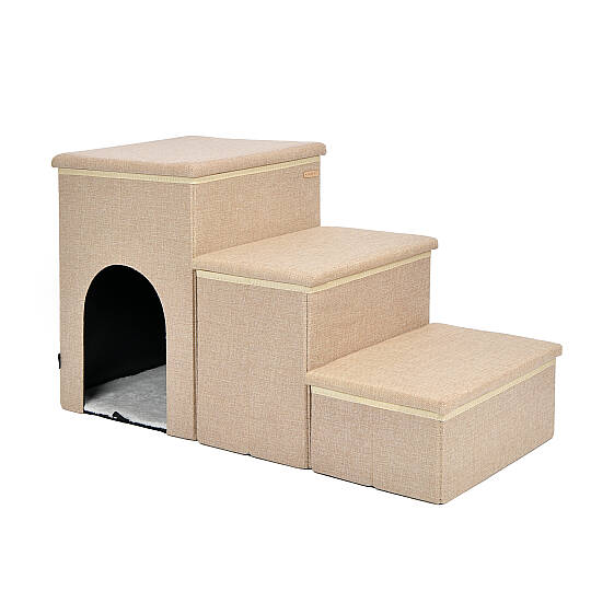 Cuddleclimb Storage Stairs Evcil Hayvan Merdivenli Depolama Ünitesi