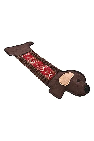 Dachshund Hışırtılı Köpek Peluş Oyuncak - 2