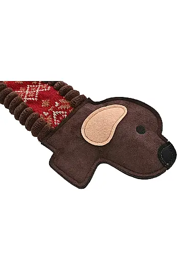 Dachshund Hışırtılı Köpek Peluş Oyuncak - 5