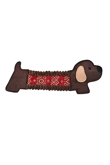 Dachshund Hışırtılı Köpek Peluş Oyuncak