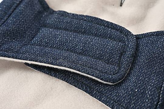 Denim Polarlı Köpek Kıyafeti - 3