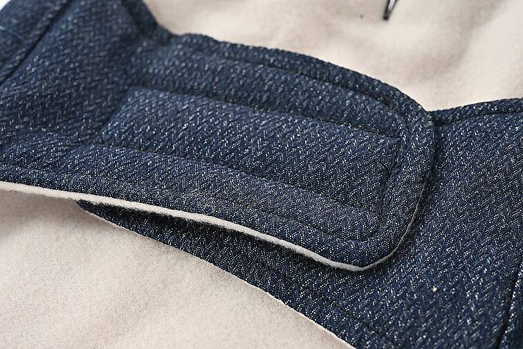 Denim Polarlı Köpek Kıyafeti - 3