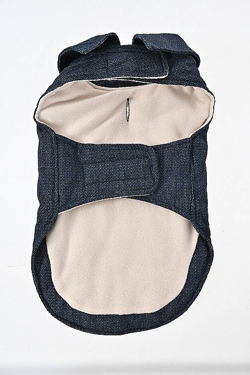 Denim Polarlı Köpek Kıyafeti - 2