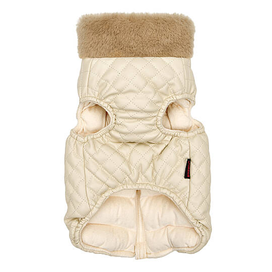 DIA QUILTED VEST JUMPER / BEIGE - 2