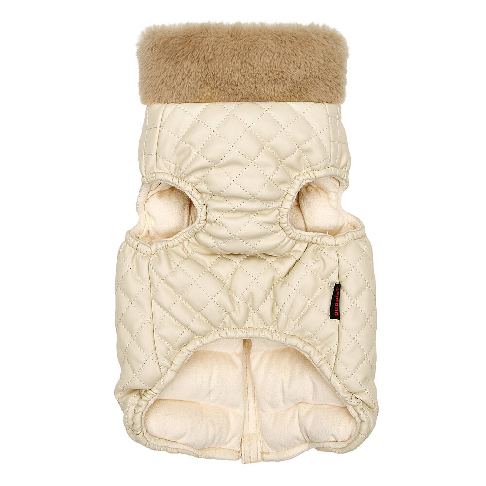 DIA QUILTED VEST JUMPER / BEIGE - 2