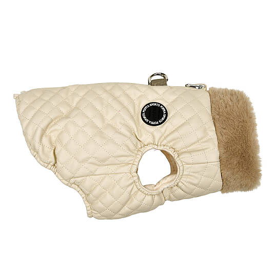 DIA QUILTED VEST JUMPER / BEIGE - 3