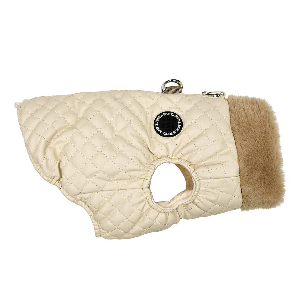 DIA QUILTED VEST JUMPER / BEIGE - 3