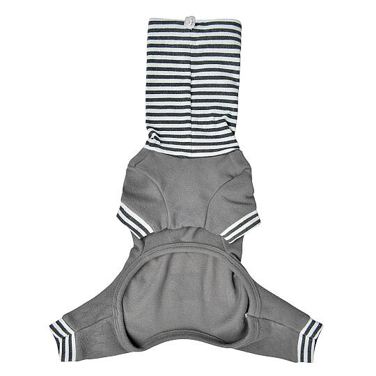 EARS HOODIE COVERALL / GREY - 2
