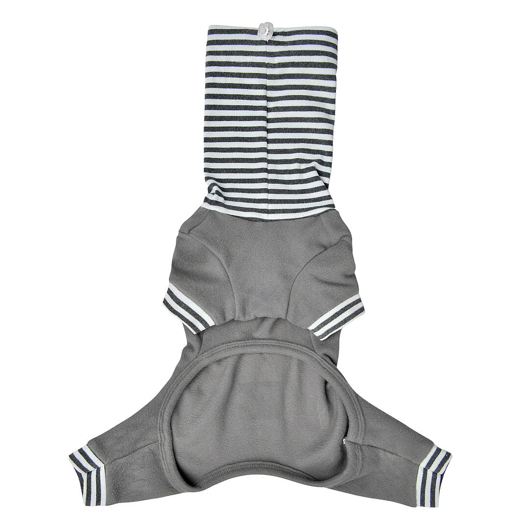 EARS HOODIE COVERALL / GREY - 2