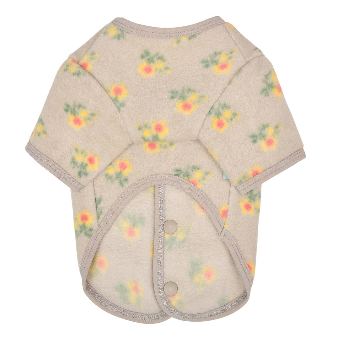 FLOWER BUTTON / GREY - 2