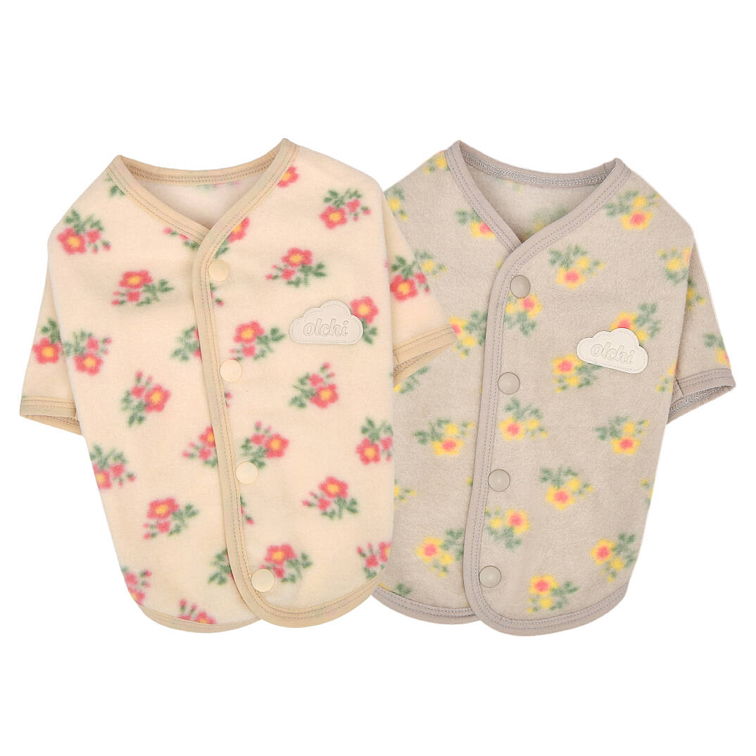 FLOWER BUTTON / IVORY - 6