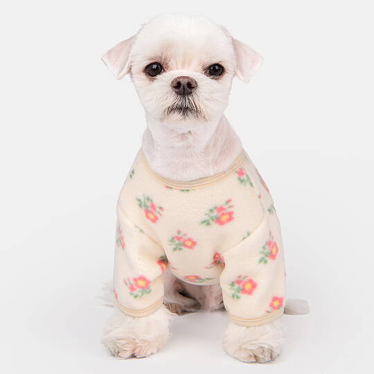 FLOWER BUTTON / IVORY - 4