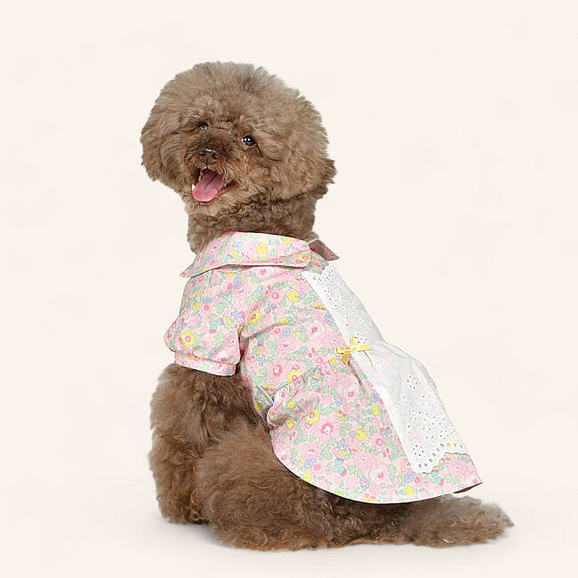 FLOWER DRESS/PINK - 4
