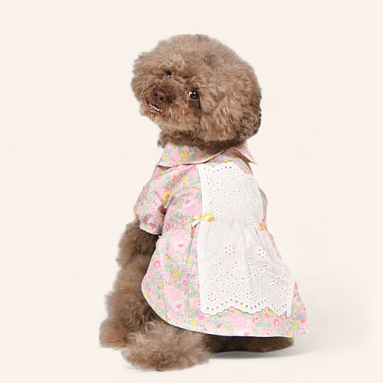 FLOWER DRESS/PINK - 5