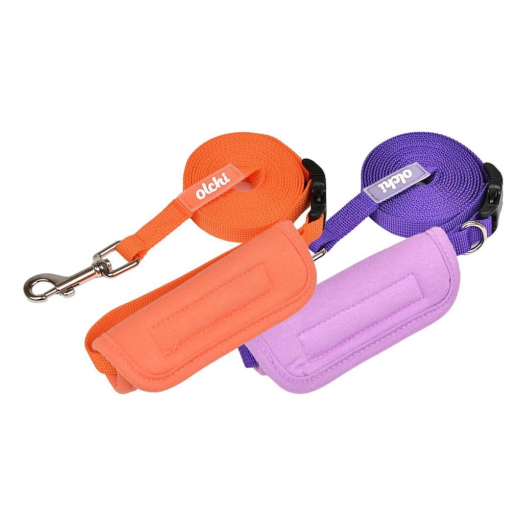 FLOWER LEASH / ORANGE - 4