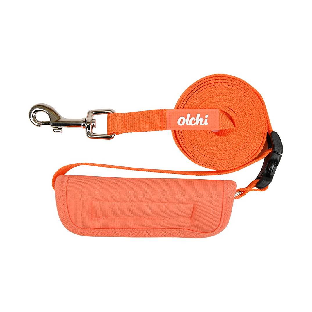FLOWER LEASH / ORANGE - 1