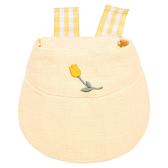 Flower Picnic Visor/YELLOW