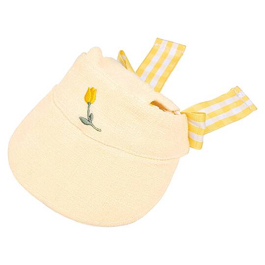 Flower Picnic Visor/YELLOW - 2