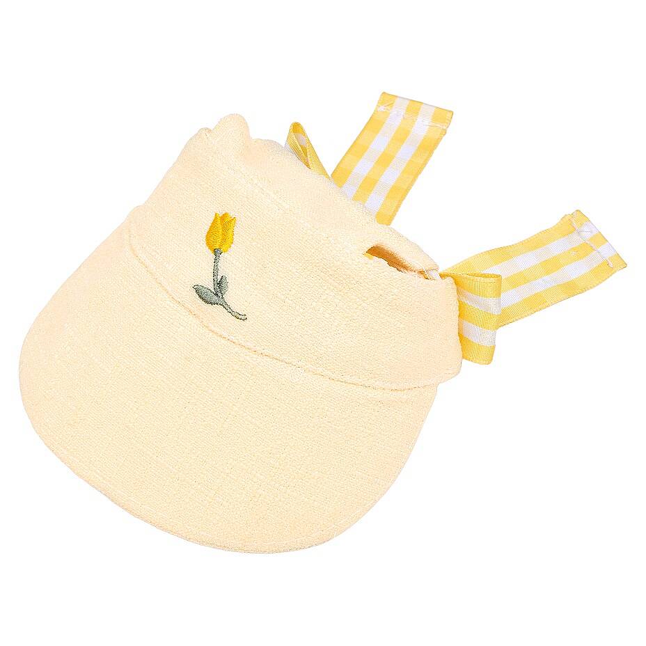 Flower Picnic Visor/YELLOW - 2