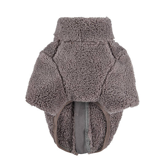 FLUFFY ZIP UP JUMPER / GREY - 2