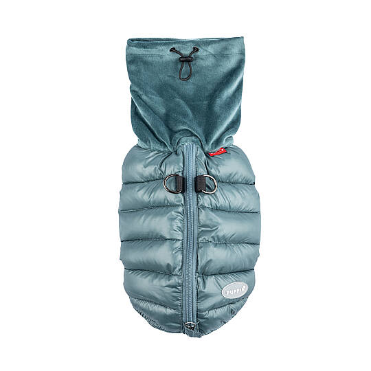 GLACIER SNOOD PUFFER VEST / TEAL - 3