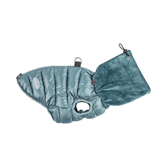 GLACIER SNOOD PUFFER VEST / TEAL - 6