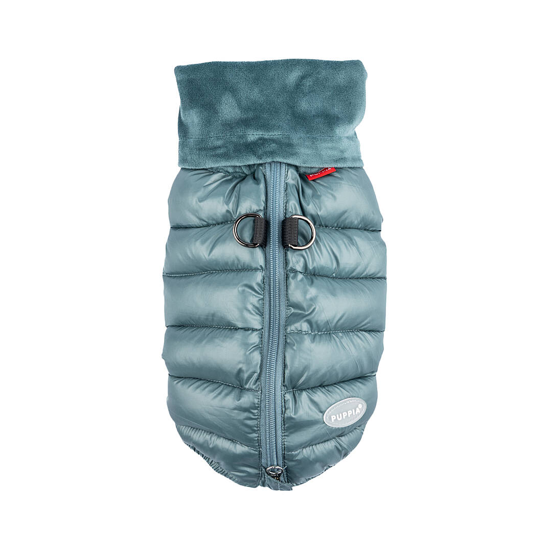 GLACIER SNOOD PUFFER VEST / TEAL - 1