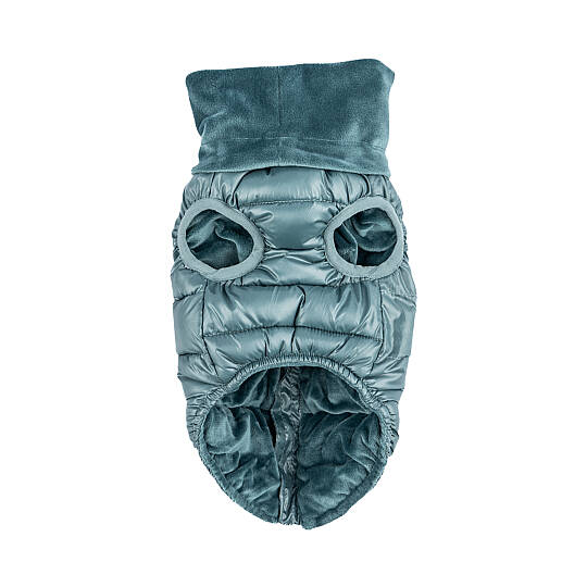 GLACIER SNOOD PUFFER VEST / TEAL - 2