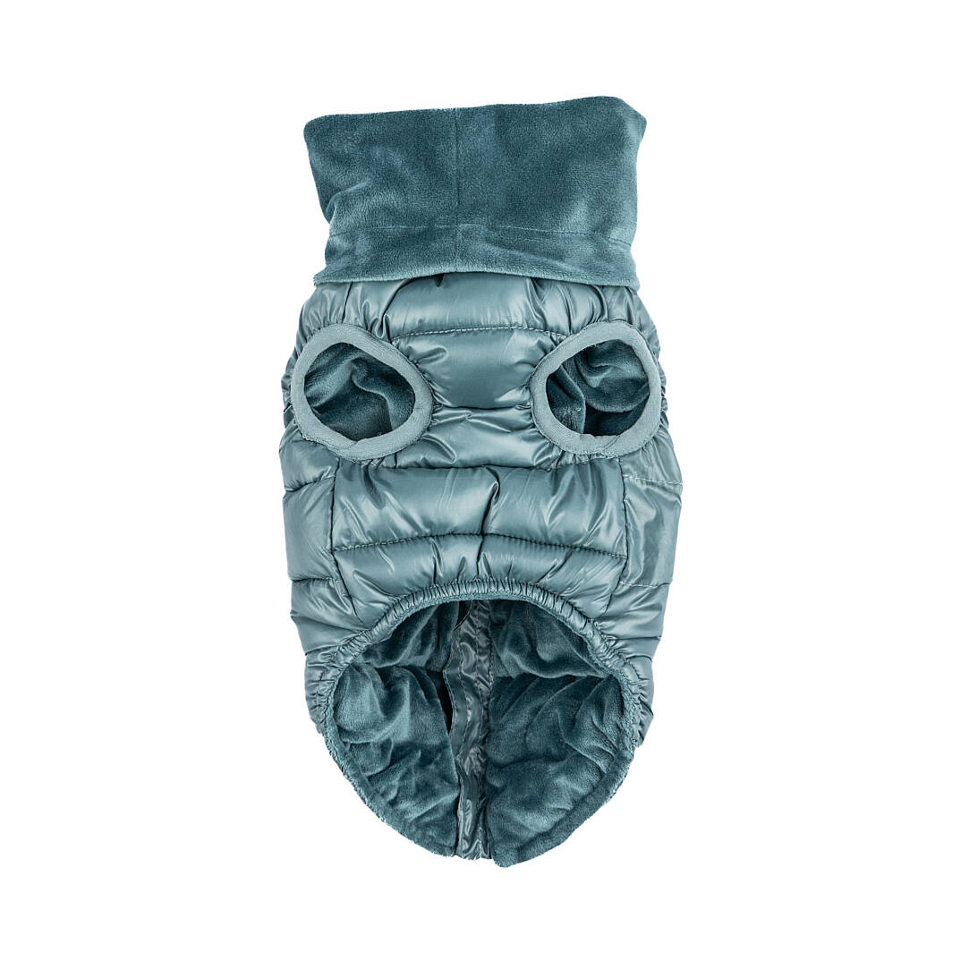GLACIER SNOOD PUFFER VEST / TEAL - 2
