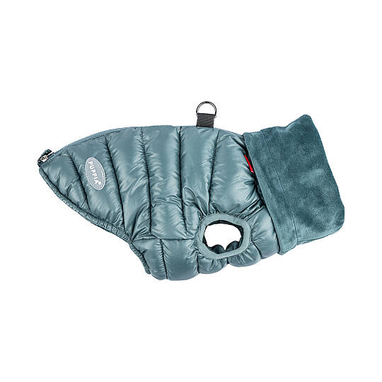 GLACIER SNOOD PUFFER VEST / TEAL - 5