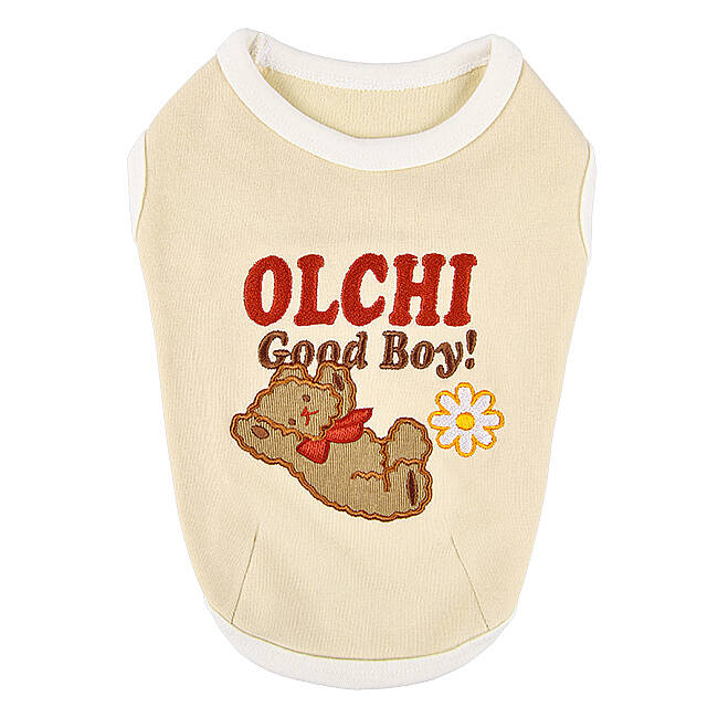 GOOD BUNNY T-SHIRT / BEIGE - 1