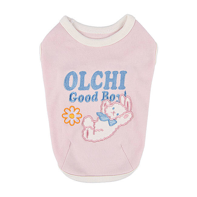 GOOD BUNNY T-SHIRT / PINK - 1