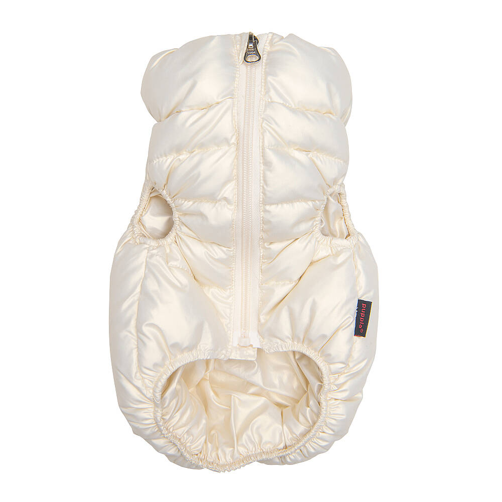 HEART FLUFFY VEST JUMPER / CREAM - 2